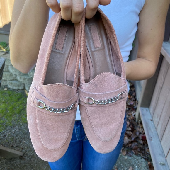 topshop suede loafers